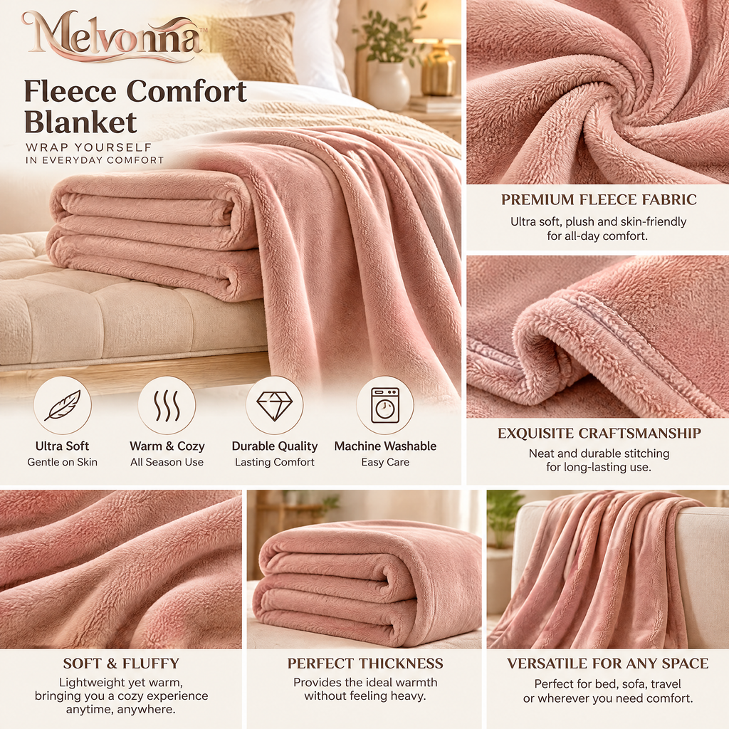 Fleece Comfort Blanket - details
