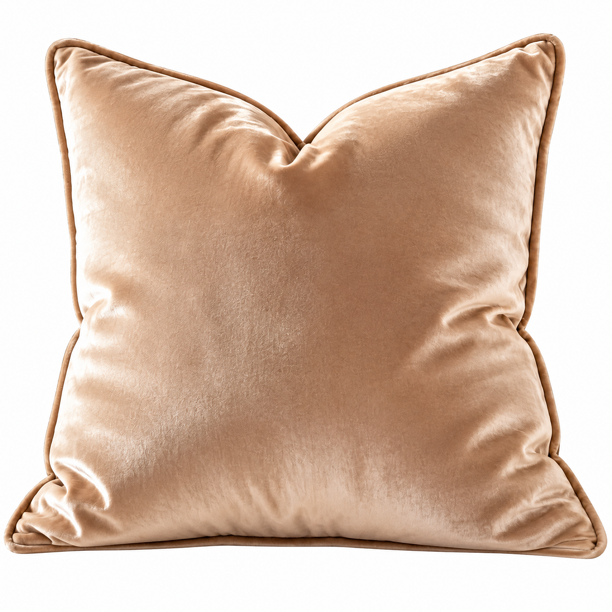 Velvet Accent Pillow - white-background