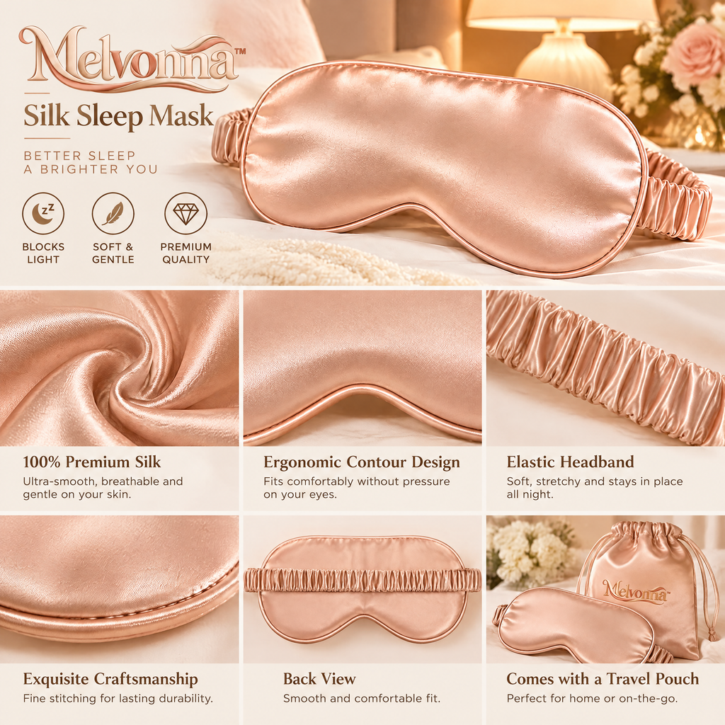 Silk Sleep Mask - details