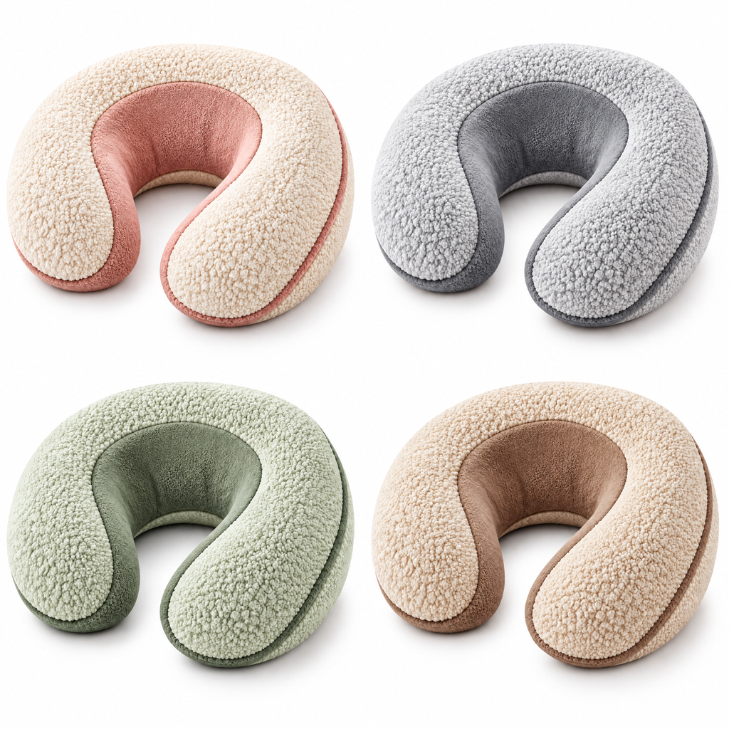 Plush Neck Support Pillow - color-options
